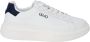 Liu Jo Witte leren vetersneakers met rubberen zool White Heren - Thumbnail 4