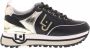 Liu Jo Maxi Wonder 20 Lage sneakers Leren Sneaker Dames Zwart - Thumbnail 2