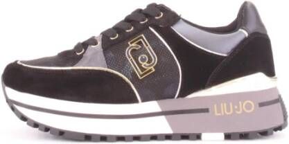 Liu Jo Maxi Wonder 20 Dames Zwarte Platform Sneakers Zwart Dames - Foto 4