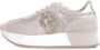 Liu Jo Sportieve Beige Sneakers Logo Zijkant - Thumbnail 6