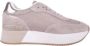 Liu Jo Sportieve Suède Sneakers met Mesh Details Beige Dames - Thumbnail 27