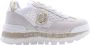 Liu Jo Witte Gouden Lichtgewicht Sneakers voor Vrouwen Multicolor Dames - Thumbnail 1