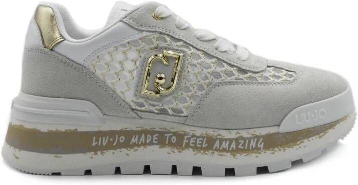 Liu Jo Stijlvolle Sneakers met 4-Inch Hakken Gray Dames