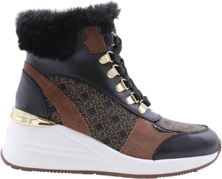 Liu Jo Stijlvolle Veterschoenen voor Dames Bruin Dames
