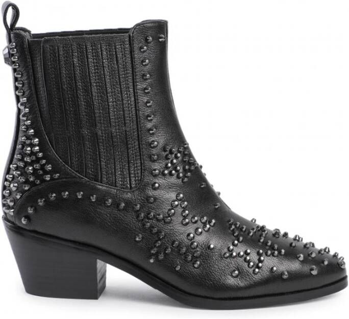 Liu Jo Studs Western Enkellaarzen Zwart Dames