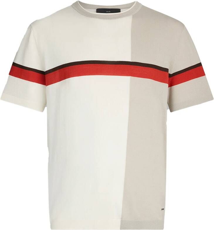 Liu Jo T-shirt met gesloten hals en korte mouwen