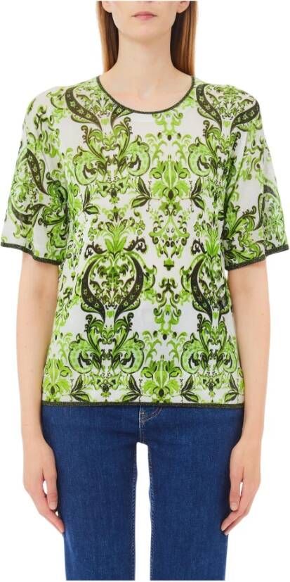 Liu Jo T-shirt met korte mouwen en gesloten hals