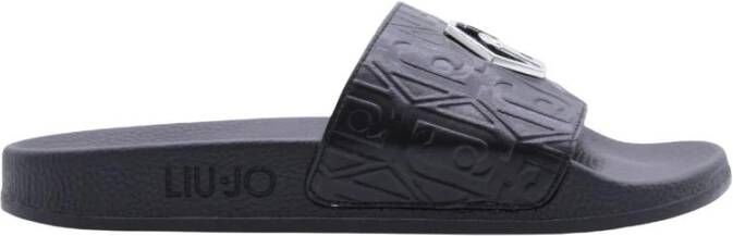 Liu Jo Teenslippers Sliders Zwart Dames