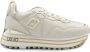 Liu Jo Witte leren sneakers met tonale logo en metallic detail Wit Dames - Thumbnail 3