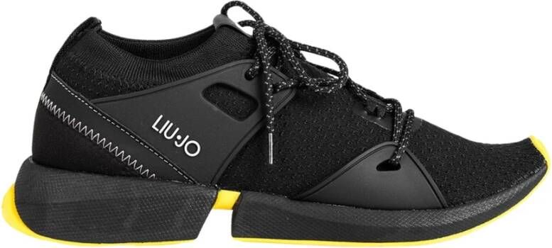 Liu Jo Vetersneakers met merkdetail Zwart Dames