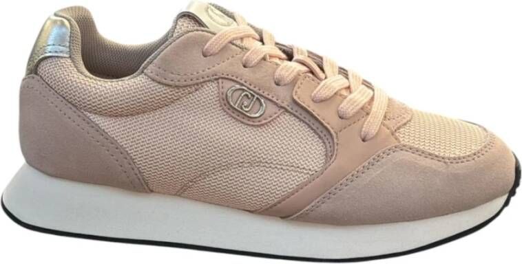 Liu Jo Roze Leren en Stoffen Sneakers