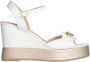 Liu Jo Karen 11 leren sleehak sandalen off white - Thumbnail 2