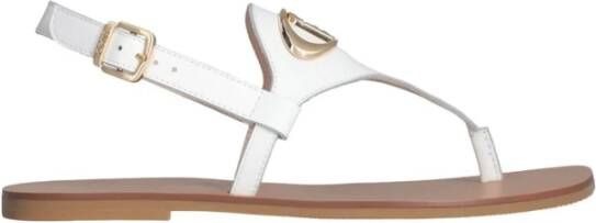 Liu Jo Witte Casual Leren Dames Sandalen