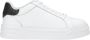 Liu Jo Witte Leren Sneaker met Reliëf Logo White Dames - Thumbnail 1