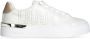 Liu Jo Witte Leren Sneakers Groot Logo - Thumbnail 1