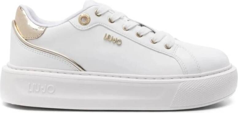 Liu Jo Crackle Detail Dames Sneakers White Dames