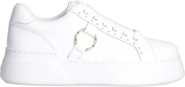 Liu Jo Witte Sneakers Dames Leer Eva White Dames