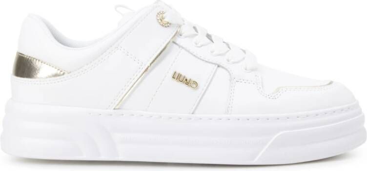 Liu Jo Leren Dames Sneakers met Vetersluiting White Dames