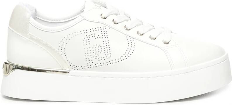 Liu Jo Witte Sneakers met Vetersluiting