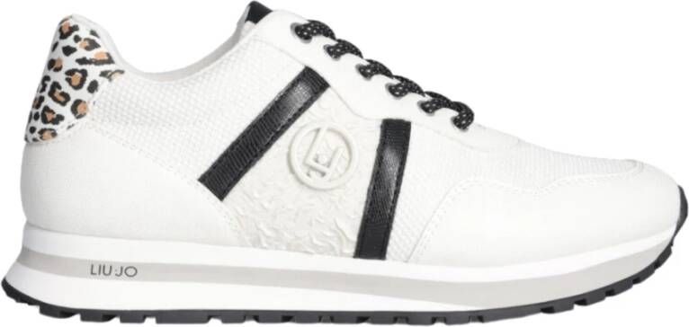 Liu Jo Witte Sneakers met Zwarte Details