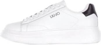 Liu Jo Witte Sport Sneakers Logo Zijkant