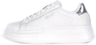 Liu Jo Witte sportsneakers met zijlogo