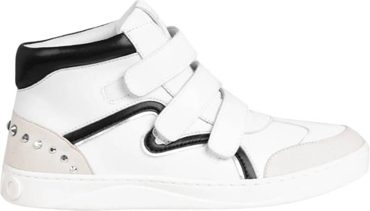 Liu Jo Zilveren Studs Sneakers White Dames