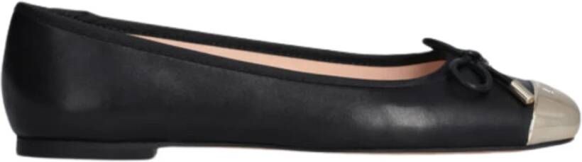 Liu Jo Zwarte Ballerina Platte Schoenen Black Dames