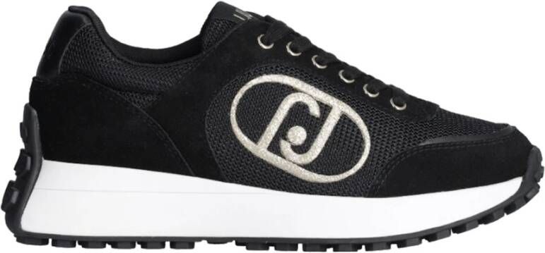 LIU JO Lage Sneakers Dames Lolo 17 Maat: 37 Materiaal: Suède Kleur: Zwart