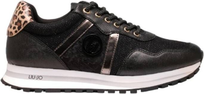 Liu Jo Zwarte Casual Synthetische Sneakers oor Dames Black Dames