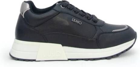 Liu Jo Zwarte Leren Damesschoenen Model Johanna 01 Black Dames