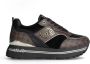 Liu Jo Sportieve Leren Sneakers met Fluweel Details Brown Dames - Thumbnail 13