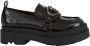 Liu Jo Zwarte platte schoenen met metalen logotoebehoren Black Dames - Thumbnail 8