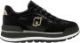 Liu Jo Zwarte Platte Sneakers Met Pailletten Black Dames - Thumbnail 2