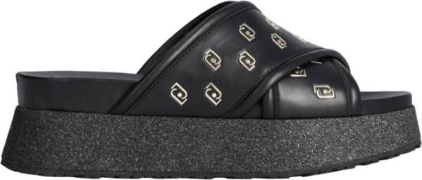 Liu Jo Zwarte Sandalen voor Vrouwen Black Dames