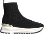 LIU JO Hoge Sneakers Dames Maxi Wonder 83 Maat: 36 Materiaal: Textiel Kleur: Zwart - Thumbnail 2