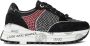 Liu Jo Zwarte Suède Sneakers met Studs en Metallic Details Zwart Dames - Thumbnail 1