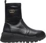 Liu Jo Zwarte Stretch Enkellaarzen met Logopatch Black Dames - Thumbnail 7