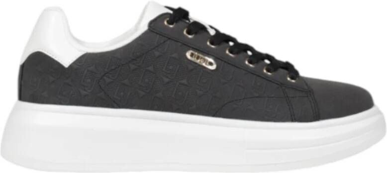 Liu Jo Zwarte Veterschoenen met Rubberen Zool