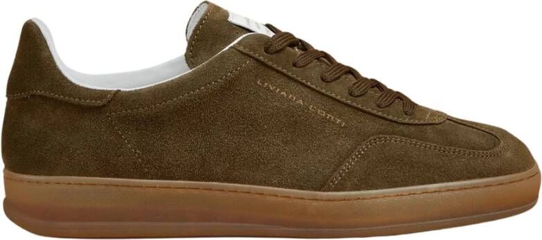 Liviana Conti Groene Suède Rubberen Zool Sneakers Green Dames