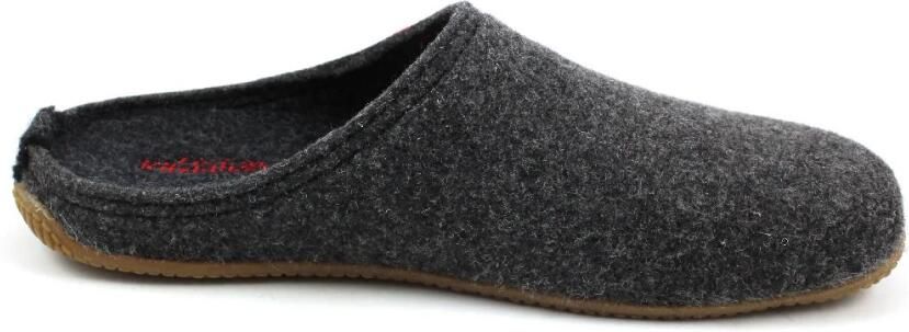 Living Kitzbühel Pantoffels Schweizer Kreuz 3886 600 Anthra Grijs Wolvilt LK38860600 - Foto 3