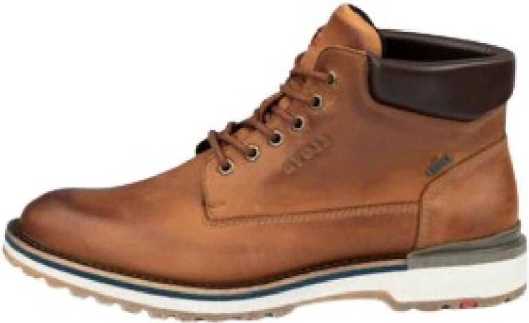 Lloyd Veterboots van leer met label in reliëf model 'VARAS'