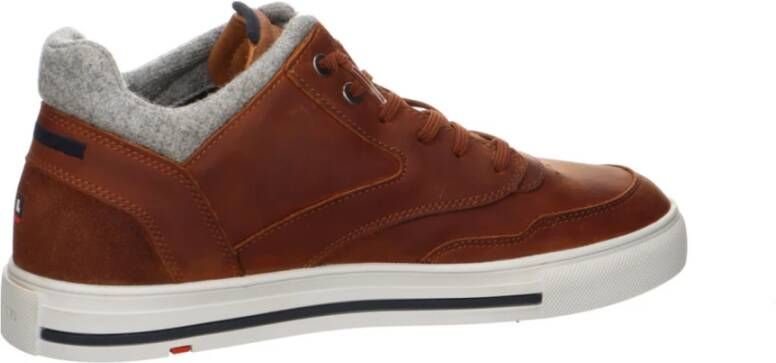Lloyd Leren sneakers met labelprint model 'ELLISON'