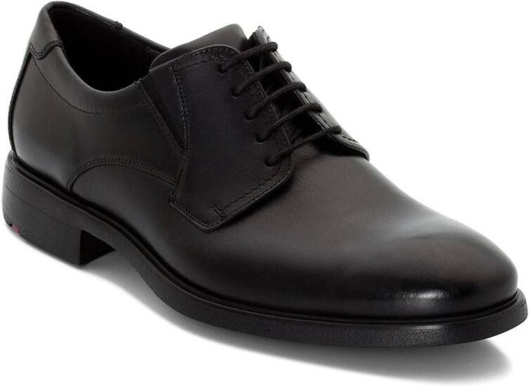 Lloyd Klassieke Extra Brede Derby Schoen Black Heren