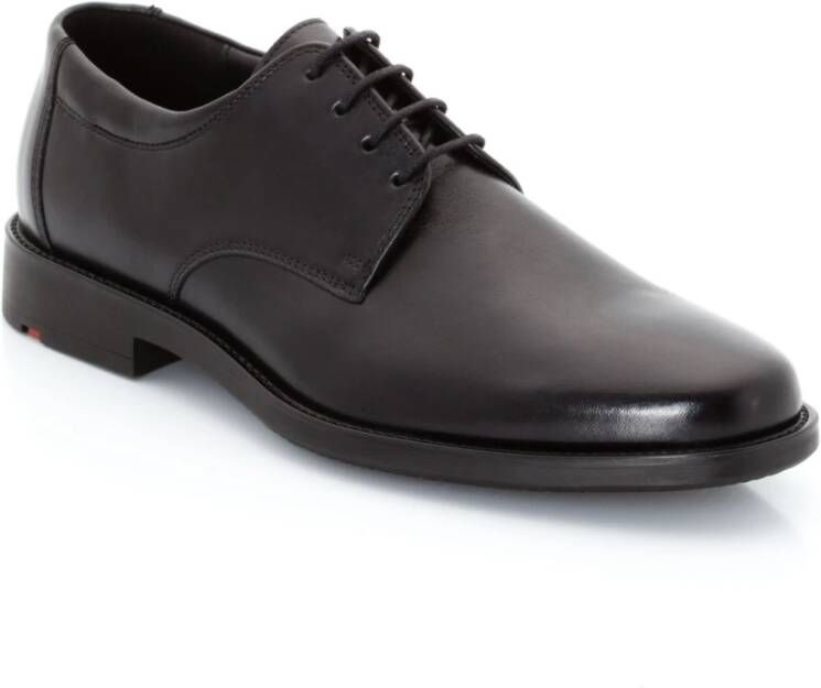 Lloyd Klassieke leren veterschoenen Black Heren