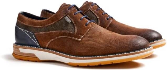 Lloyd Klassieke Nova Suede Veterschoenen Brown Heren