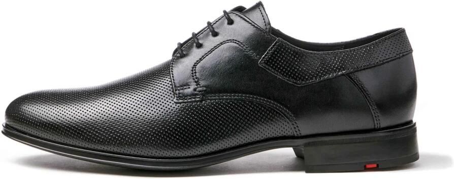 Lloyd Veterschoenen Levin met modieuze embossing vrijetijdsschoen lage schoen veterschoen