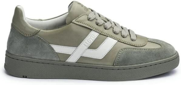 LLOYD Sneakers laag 'Brava' olijfgroen smaragd wit