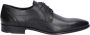 Lloyd Zwarte Veterschoenen Manon Black Heren - Thumbnail 11