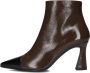 Lodi Racon Enkellaarsjes Enkelboots met rits Dames Bordeaux - Thumbnail 3